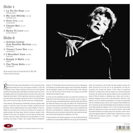 Edith Piaf: La Vie En Rose Edith Piaf Sings In English (Royal Blue) [Winyl]