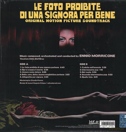 Ennio Morricone: Le Foto Proibite Di Una Signora Per Bene - Original Soundtrack (RSD 2023) [Winyl]