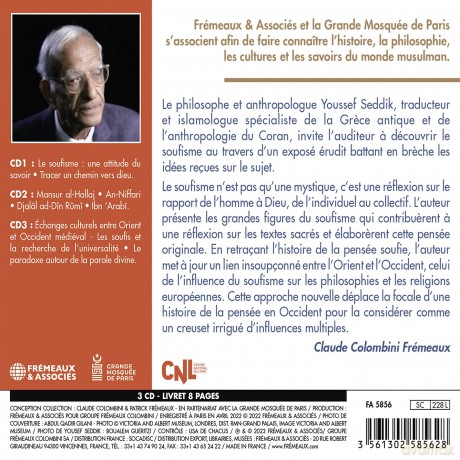 Expliquee Par Youssef Seddik: LHistoire Du Soufisme - Une Reflexion Sur Le Rapport De LHomme A Dieu [3CD]