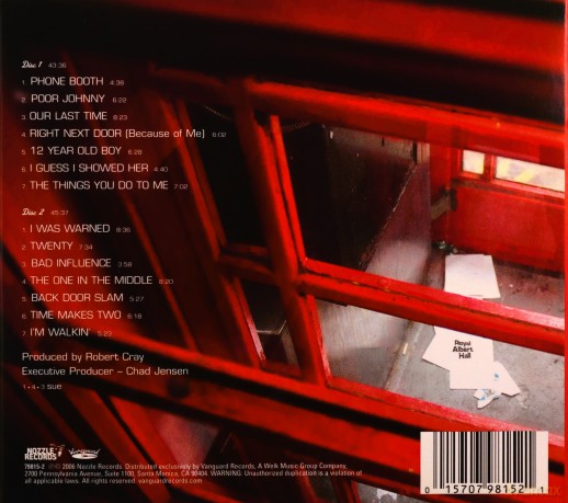 Robert Cray Band: Live From Across The Pond [CD]