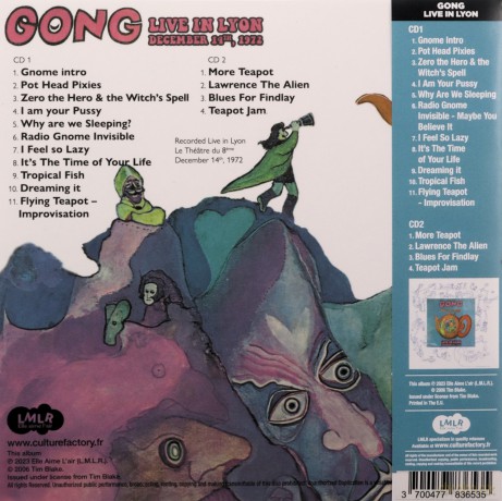 Gong: Live In Lyon 1972 [2CD]