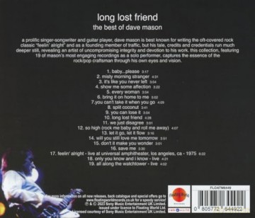 Dave Mason: Long Lost Friend [CD]