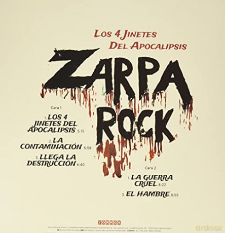 Zarpa: Los 4 Jinetes Del Apocalipsis [Winyl]