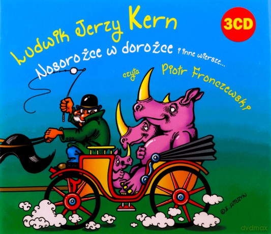 Nosorożce w dorożce i inne wiersze... Książka audio 3CD MP3 - Ludwik Jerzy Kern [AUDIOBOOK]