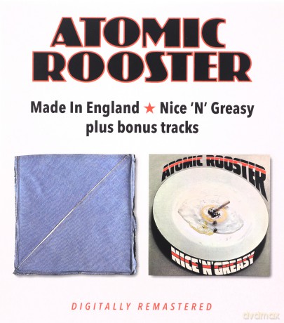 Atomic Rooster: Made In England / Nice N Greasy (+Bonus Tracks) [2CD]