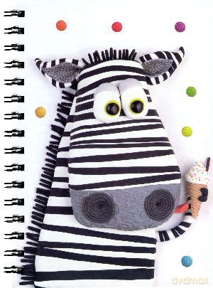 Notatnik A4. Zebra. Marzipan [KSIĄŻKA]