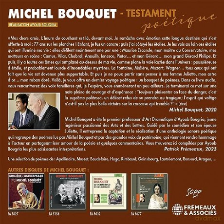 Michel Bouquet - Testament Poetique [CD]