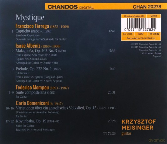 Krzysztof Meisinger: Mystique [CD]