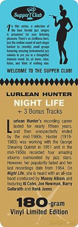 Lurlean Hunter: Night Life (+3 Bonus Tracks) (Limited) [Winyl]