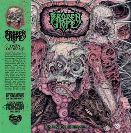Broken Hope: Omen Of Disease (Green) [Winyl]