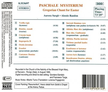 Aurora Surgitrandon: Paschale Mysterium [CD]