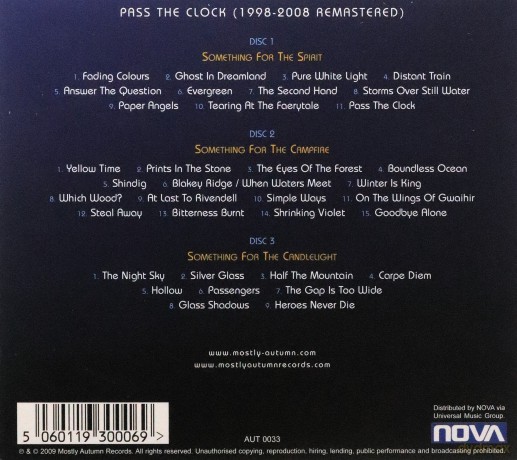 Mostly Autumn: Pass The Clock [3CD]