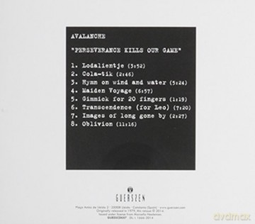 Avalanche: Perseverance Kills Our Game [CD]