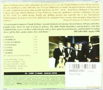 Claude Bolling - Jean-Pierre Rampal - Alexandre Lagoya: Picnic Suite [CD]