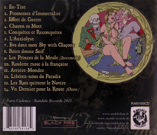 Paris Violence: Promesses DImmortalite [CD]