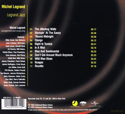 Michel Legrand: Legrand Jazz [CD]