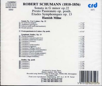 Hamish Milne: Robert Schumann: Symphonic Studies [CD]