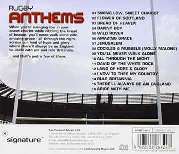 Rugby Anthems [CD]