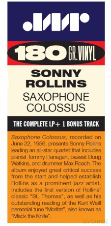 Sonny Rollins: Saxophone Colossus (+1 Bonus Track) (Limited) [Winyl]