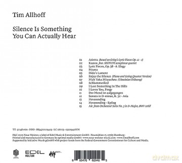 Tim Allhoff: Silence Is Something You Can Actually Hear [CD]