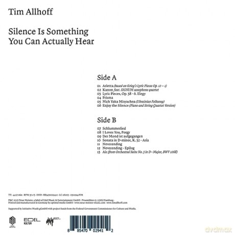 Tim Allhoff: Silence Is Something You Can Actually Hear [Winyl]