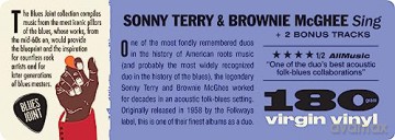Sonny Terry & Brownie Mcghee: Sing (+2 Bonus Tracks) (Limited) [Winyl]