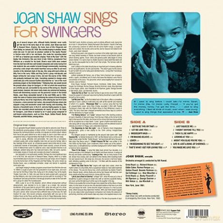 Joan Shaw: Sings For Swingers + 2 Bonus Tracks (Limited) [Winyl]