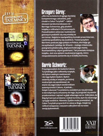 Oblicze Prawdy. Żyd, który zbadał Całun Turyński - Grzegorz Górny, Barrie Schwortz [KSIĄŻKA]