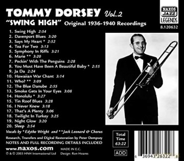 Tommy Dorsey: Swing High [CD]