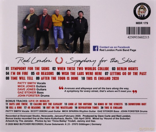 Red London: Symphony For The Skins [CD]