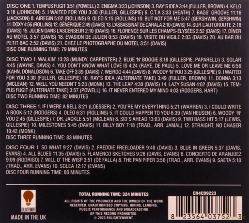 Miles Davis: The Classic Albums Collection [4CD]