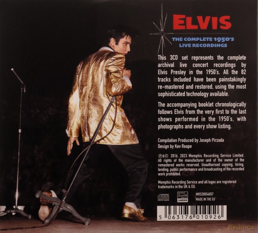 Elvis Presley: The Complete 1950s Live Recordings (+Booklet) [3CD]
