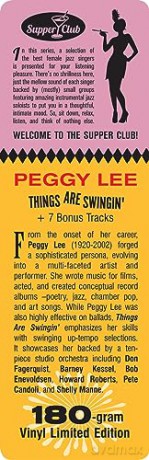 Peggy Lee: Things Are Swingin (+7 Bonus Tracks) (Limited) [Winyl]