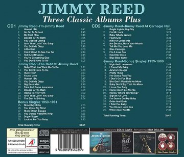 Jimmy Reed: Three Classic Albums Plus (Im Jimmy Reed / The Best Of Jimmy Reed / Jimmy Reed At Carnegie Hall) [2CD]