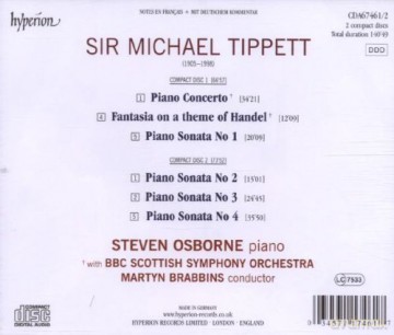 Osbournebbc Scott Sobrabbins: Tippettpiano Concerto [2CD]