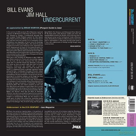 Bill Evans & Jim Hall: Undercurrent (+2 Bonus Tracks) (Limited) (Blue) [Winyl]
