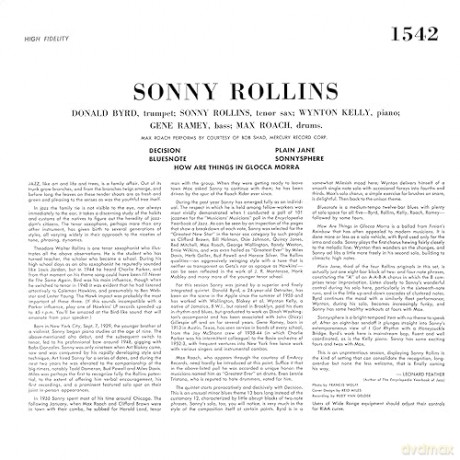 Sonny Rollins: Volume 1 [Winyl]