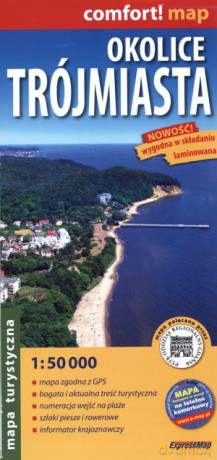 Okolice Trójmiasta. Laminowana mapa turystyczna w skali 1:50 000 [KSIĄŻKA]
