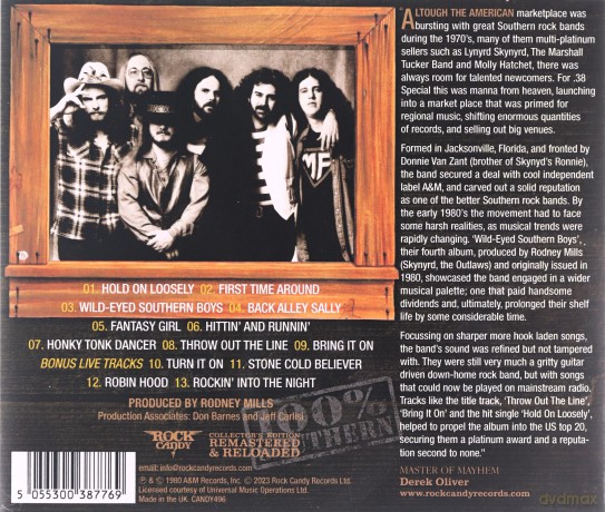 38 Special: Wild Eyed Southern Boys [CD]
