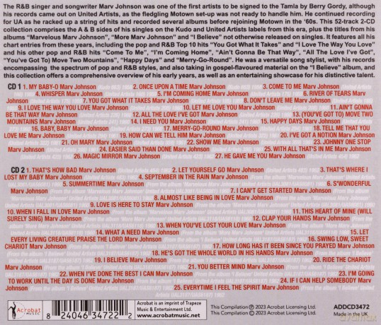 Marv Johnson: You Got What It Takes - The Complete Singles & Albums 1958-62 [2CD]
