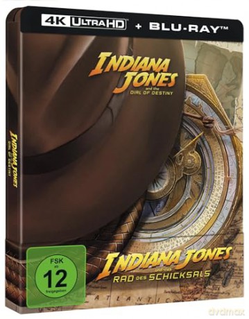 Indiana Jones and the Dial of Destiny (Indiana Jones i artefakt przeznaczenia) (steelbook) [Blu-Ray 4K]+[Blu-Ray]