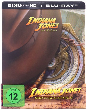 Indiana Jones and the Dial of Destiny (Indiana Jones i artefakt przeznaczenia) (steelbook) [Blu-Ray 4K]+[Blu-Ray]