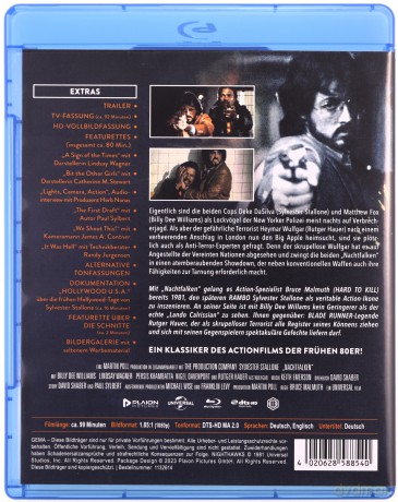 Nighthawks (Nocny jastrząb) [Blu-Ray]+[DVD]