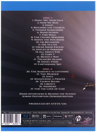 Steve Vai: Where The Wild Things Are: Live In Minneapolis 2007 [Blu-Ray]
