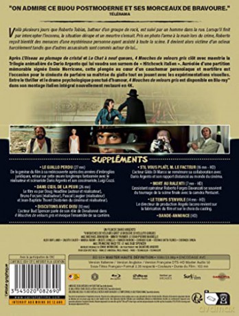 4 Mouches de Velours Gris (steelbook) [Blu-Ray]