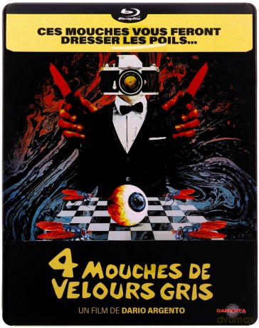 4 Mouches de Velours Gris (steelbook) [Blu-Ray]