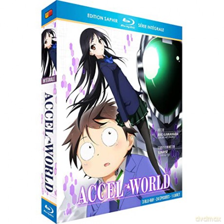 Accel World - Intégrale - Edition Saphir (3 Blu-ray) + Livret