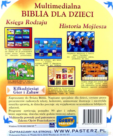 Opowiadania i gry biblijne. Pakiet 2 PC CD-ROM [GRA PC]