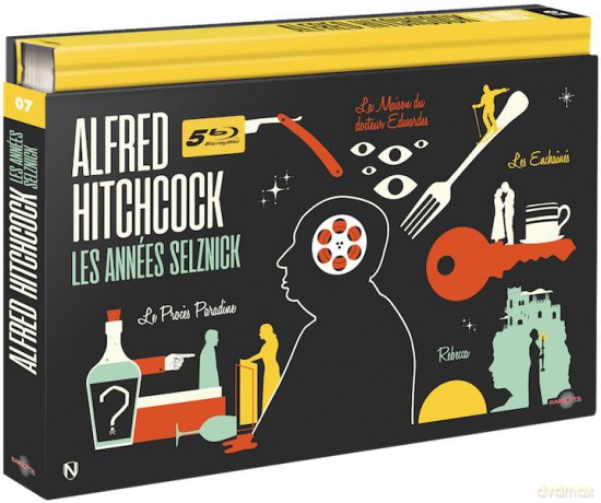 Alfred Hitchcock - The Selznick Years: Rebecca / Spellbound / Notorious / The Paradine Case (Rebeka / Urzeczona / Osławiona / Akt oskarżenia) [BOX] [5DVD]