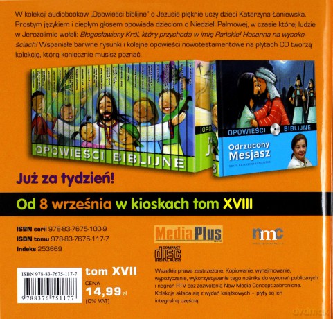 Opowieści biblijne. Tom 17. Chleb z nieba (książka + CD) [KSIĄŻKA]